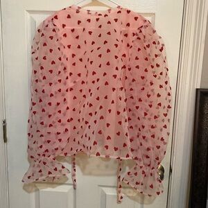 Eloquii lined Heart Shirt 16